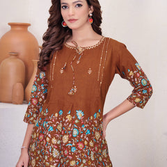 Printed Cotton Co-ord Set