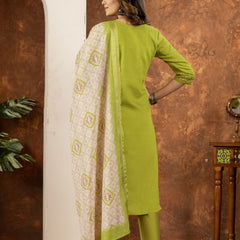 Elegant Straight Kurti Pant Dupatta Set