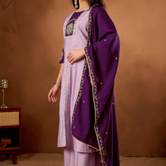 Anarkali Kurti  Palazzo Dupatta Set