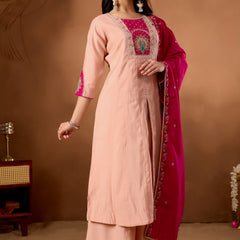 Anarkali Kurti  Palazzo Dupatta Set