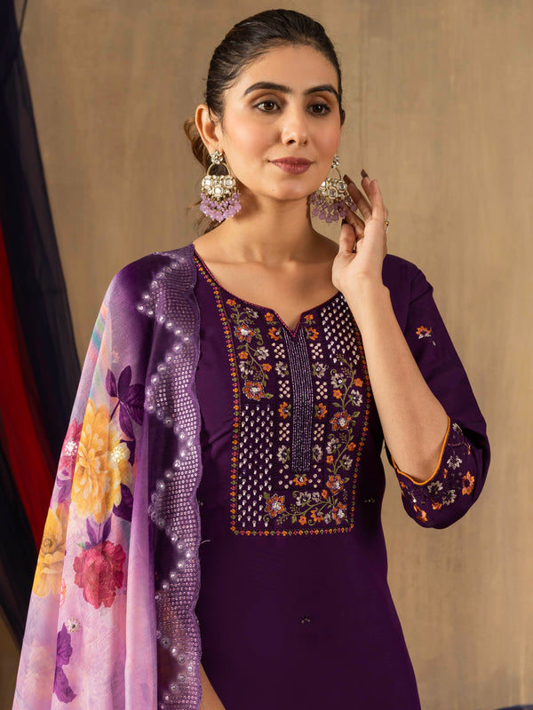 Elegant Straight Kurti Pant Dupatta Set
