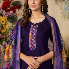 Elegant Straight Kurti Pant Dupatta Set