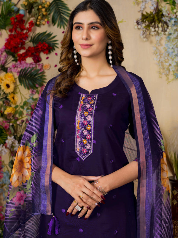 Elegant Straight Kurti Pant Dupatta Set