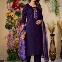 Elegant Straight Kurti Pant Dupatta Set