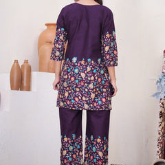 Printed Cotton Co-ord Set