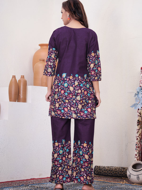 Printed Cotton Co-ord Set