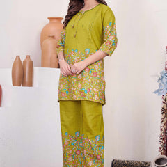 Printed Cotton Co-ord Set