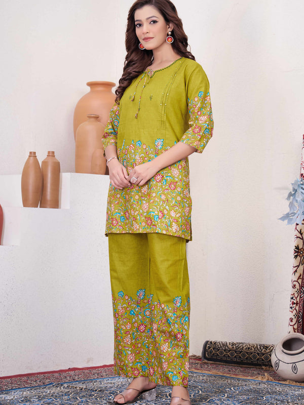 Printed Cotton Co-ord Set