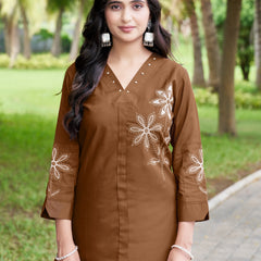 Embroidered Rayon Co-ord Set
