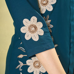 Embroidered Rayon Co-ord Set