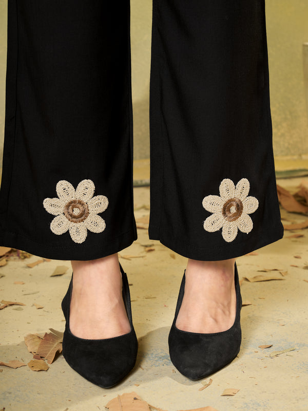 Embroidered Rayon Co-ord Set