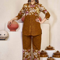 Printed Cotton Co-ord Set