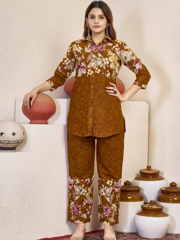 Printed Cotton Co-ord Set