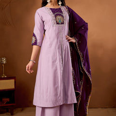 Anarkali Kurti  Palazzo Dupatta Set