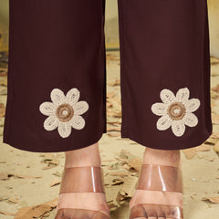 Embroidered Rayon Co-ord Set