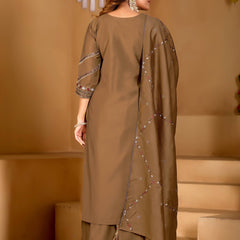 Anarkali Kurti Palazzo Dupatta Set