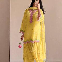 Party Wear Look top with farshi salwar