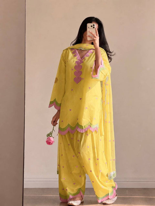 Party Wear Look top with farshi salwar
