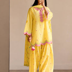 Party Wear Look top with farshi salwar