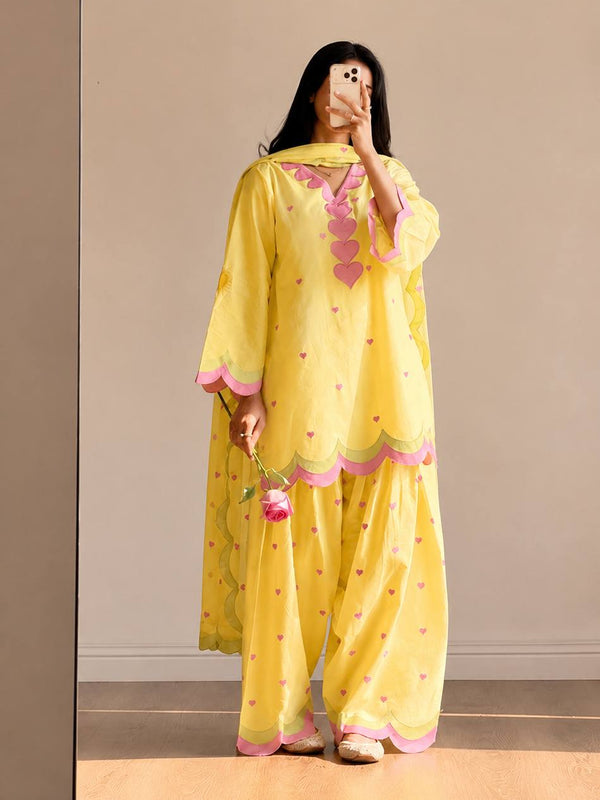 Party Wear Look top with farshi salwar