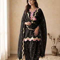 Party Wear Look top with farshi salwar