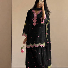 Party Wear Look top with farshi salwar