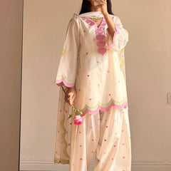 Party Wear Look top with farshi salwar