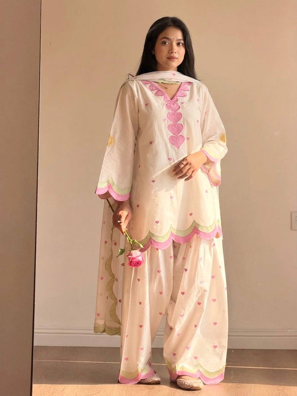 Party Wear Look top with farshi salwar