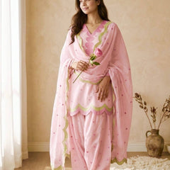 Party Wear Look top with farshi salwar