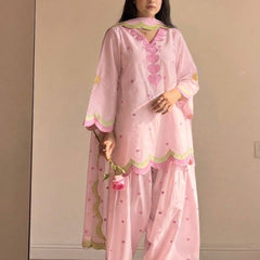 Party Wear Look top with farshi salwar