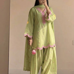 Party Wear Look top with farshi salwar
