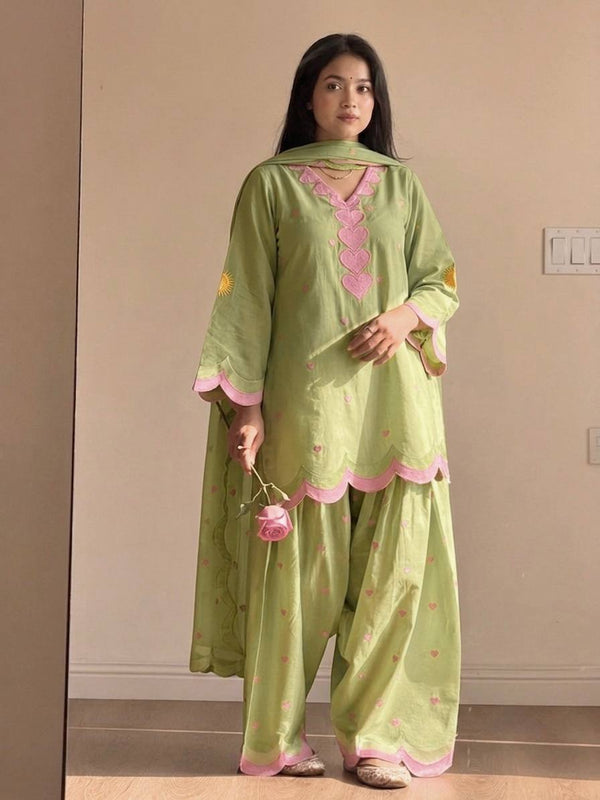 Party Wear Look top with farshi salwar