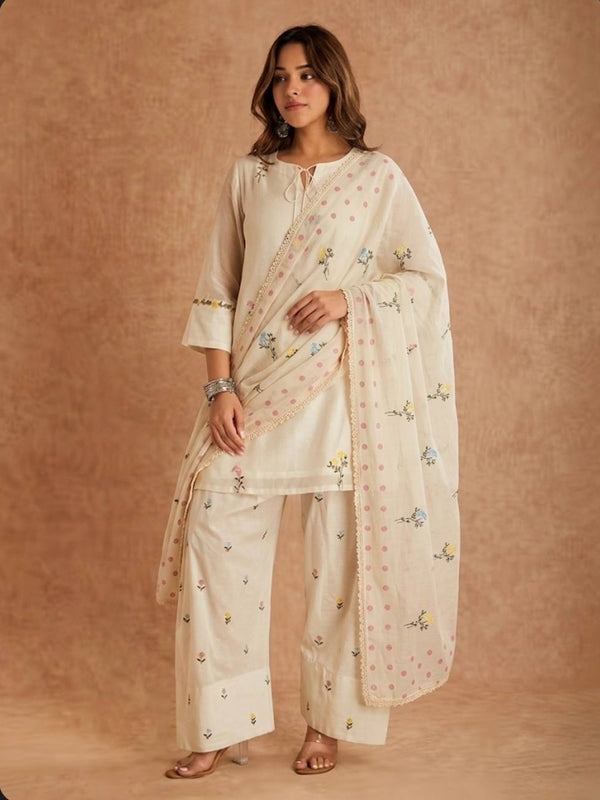 Designer Party Wear Look top with farshi salwar Dupatta set