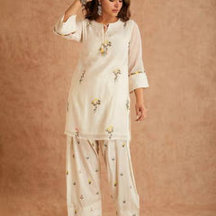 Designer Party Wear Look top with farshi salwar Dupatta set