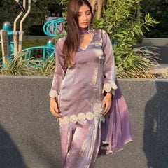 New Designer Party Wear Look top with farshi salwar