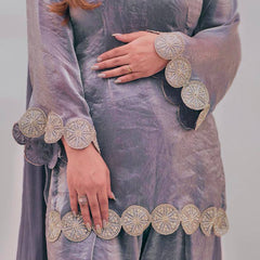 New Designer Party Wear Look top with farshi salwar