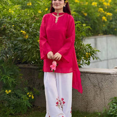 Designer Party Wear Look top with Plazo Pant