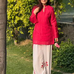 Designer Party Wear Look top with Plazo Pant
