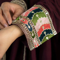 Heavy Roman Silk Anarkali Suit