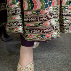 Heavy Roman Silk Anarkali Suit
