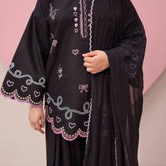 Designer Party Wear Look top with farshi salwar