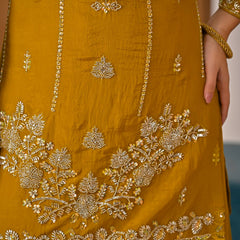 Heavy NC Vichitra Material With Beads Hand Work Sharara Palazzo Suit Set
