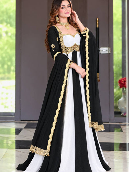 Heavy Fandy Silk Anarkali Suit