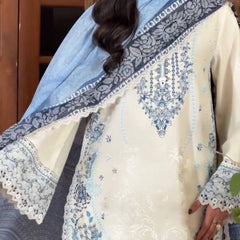 Pure Satin Rayon With Embroidery Work, Fancy GPU Lace Border, And Fancy Belly Sleeves Palazzo Suit Set