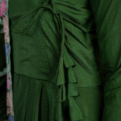 Heavy NC Vichitra Silk Anarkali Suit