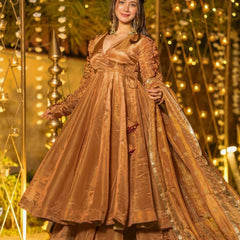 Heavy Fendy Silk Anarkali Suit