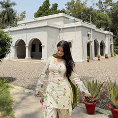 Heavy Pure Cameric Cotton Suit Set