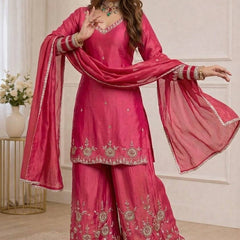 Top Palazzo And Dupatta