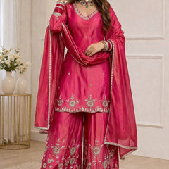 Top Palazzo And Dupatta