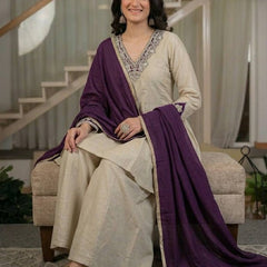 Designer Party Wear Look Top , Sharara Plazzo and Dupatta